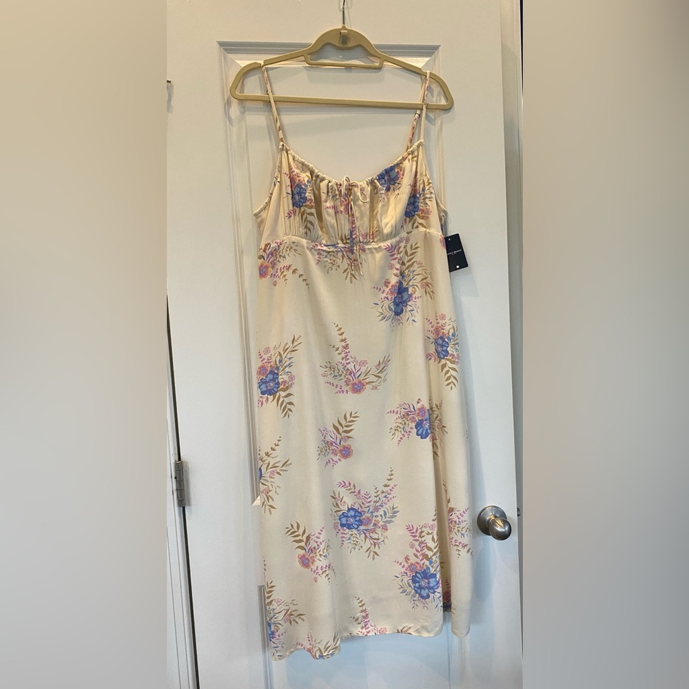 Lucky Floral Cream Slip Dress NWT